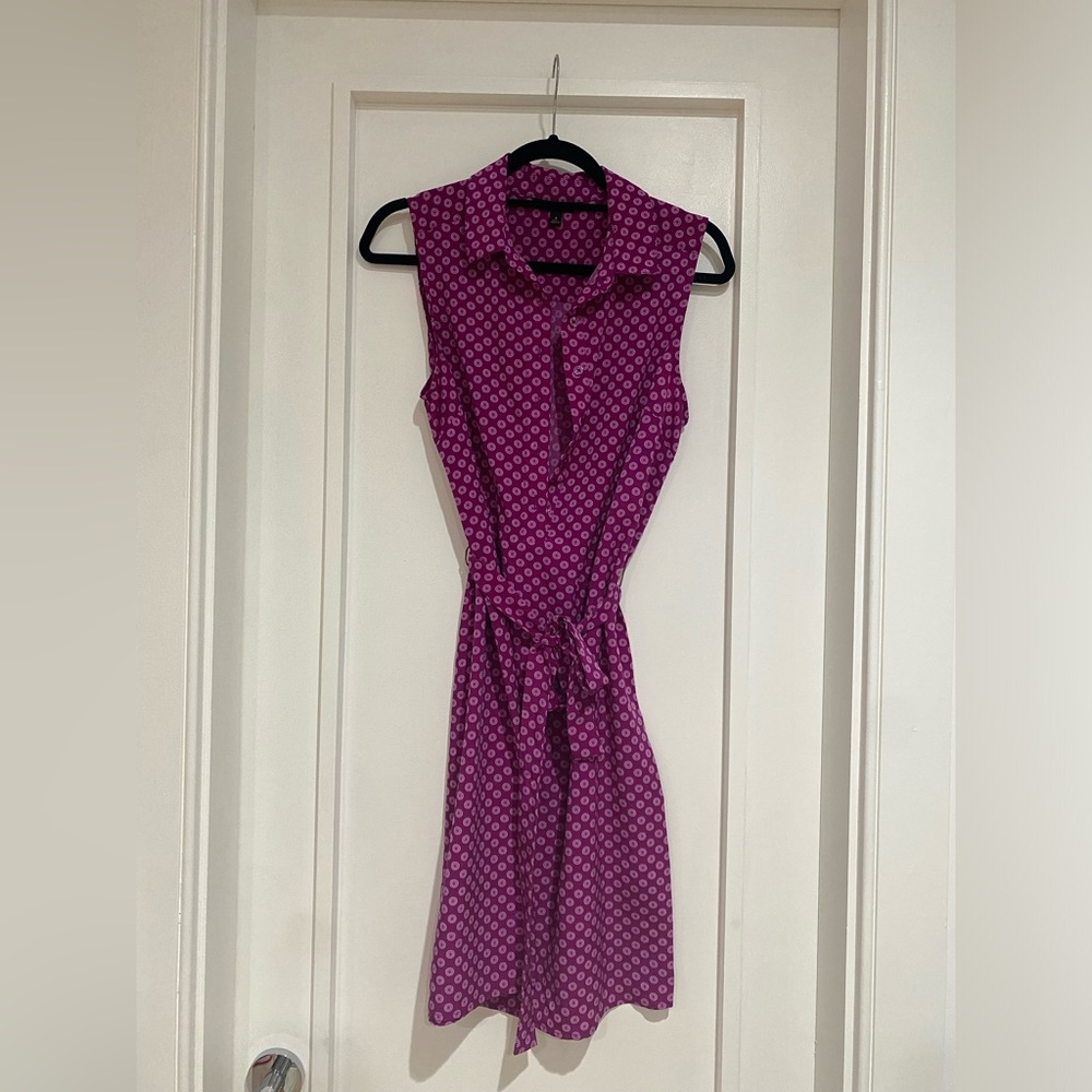 Banana republic size 8 spring dress with tie size 8